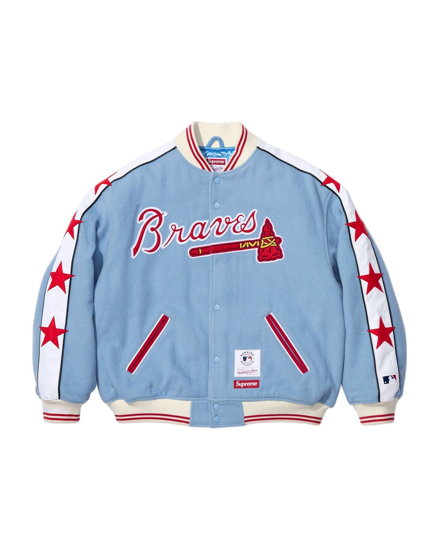 Supreme®/Mitchell & Ness® Teams Varsity Jacket view 4